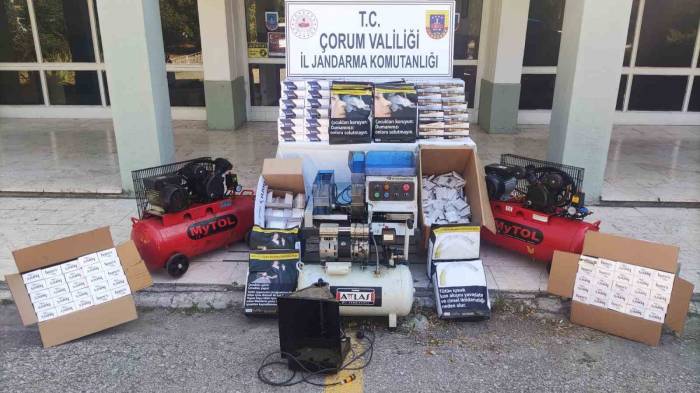 Çorum’da Kaçak Sigara Operasyonu
