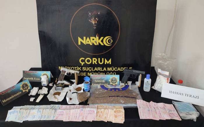 Çorum Polisi Uyuşturucu Tacirlerine Göz Açtırmıyor