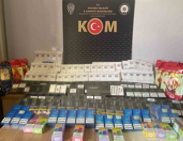 Kocaeli’de 340 Bin Dal Boş Ve Dolu Makaron Ele Geçirildi
