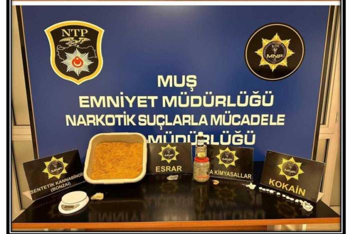 Muş’ta Uyuşturucudan 40 Kişi Yakalandı
