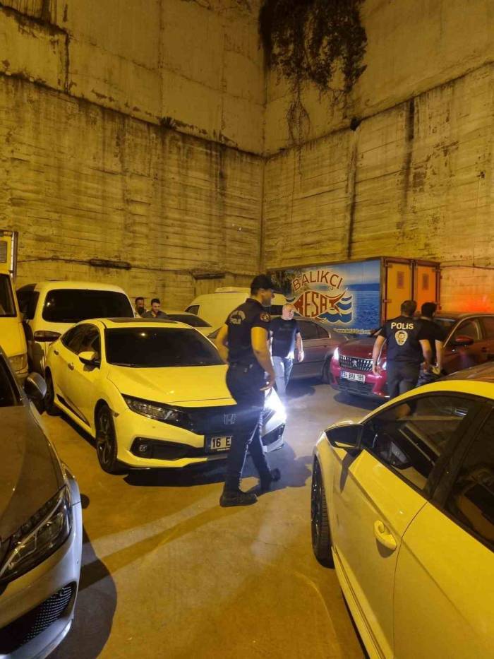 Bursa’da Asayiş Şube Müdürlüğü Ekiplerinden Uygulama
