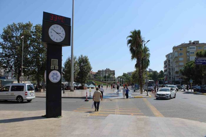 Aydın’da Termometreler 33 Dereceyi Gösterdi