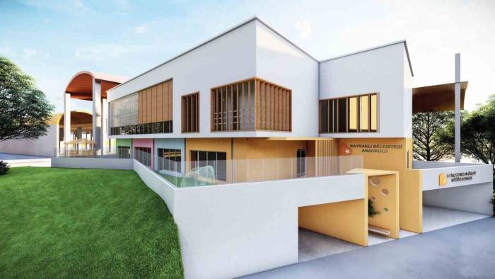 Bayraklı’da Yunus Emre Kültür Merkezi Ve Anaokulu’nun Temeli Atılıyor