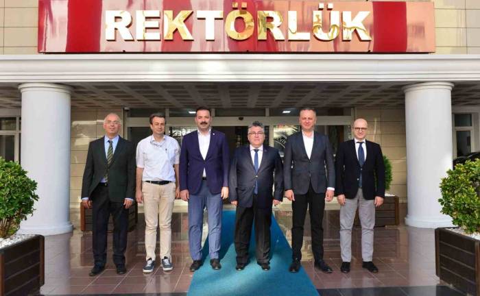 Alan Ve Çağlayan’dan Rektör Özölçer’e Ziyaret