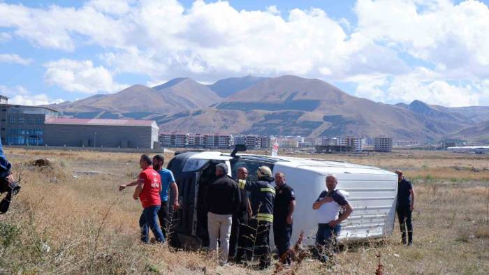 Erzurum’da Trafik Kazası: 1 Yaralı