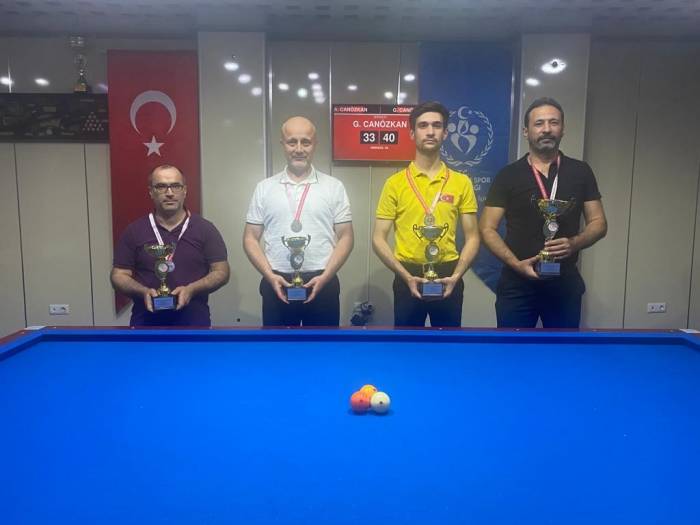 Bilardo İl Birinciliği Tamamlandı