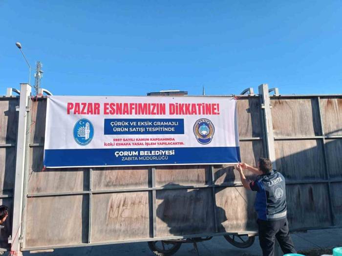 Semt Pazarlarında Sıkı Denetim