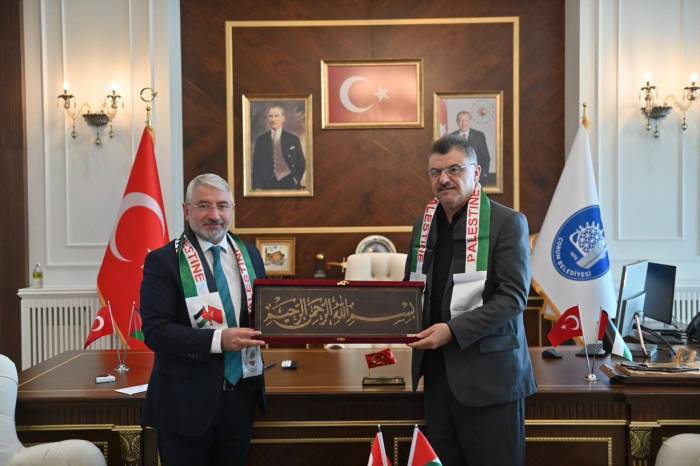 Başkan Aşgın, Filistin Heyetini Ağırladı