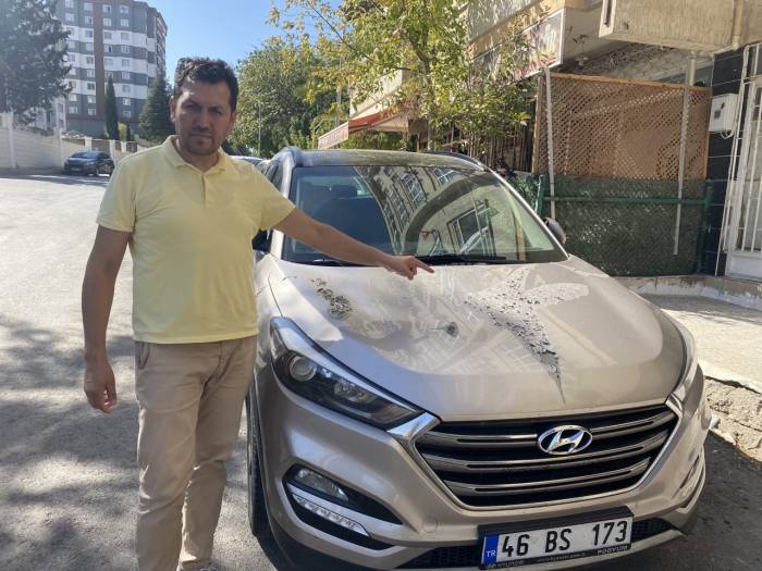 Gazetecinin Aracına Asitli Saldırı