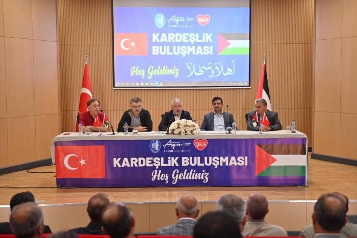 Filistin Heyeti Çorumda Stk Temsilcileriyle Buluştu