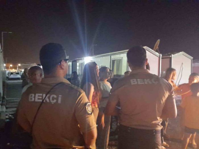 İskenderun’da Konteyner Kentler Ve Çevresinde Asayiş Uygulaması Yapıldı