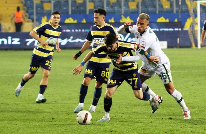 Trendyol Süper Lig: Mke Ankaragücü: 1 - Konyaspor: 1 (Maç Sonucu)