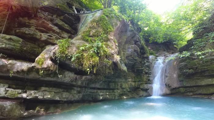 Erfelek Tatlıca Şelaleleri Ziyaretçileri Hayran Bırakıyor