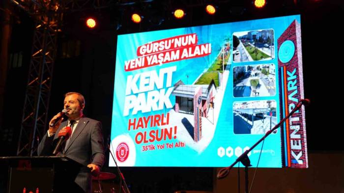 Gürsu’nun Yeni Kent Parkı Açıldı