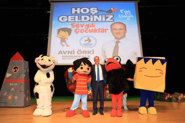 Ege İle Gaga, Pamukkaleli Çocuklarla Buluştu