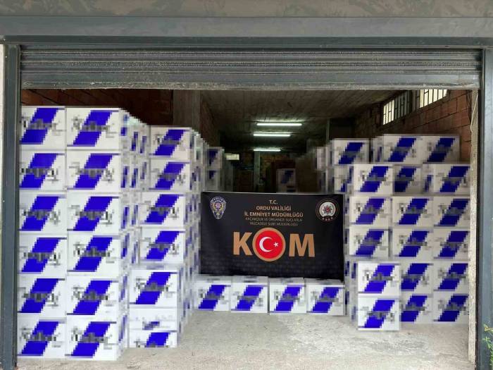 Ordu’da Kaçakçılık Operasyonları