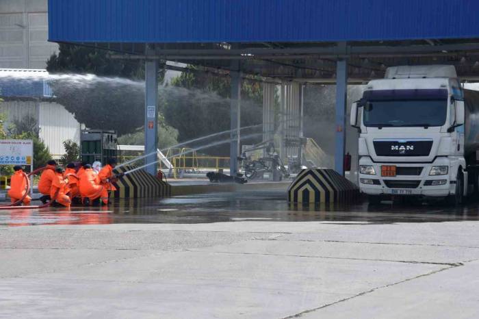 İzmir’deki Dolum Tesisinde Nefesleri Kesen Tatbikat