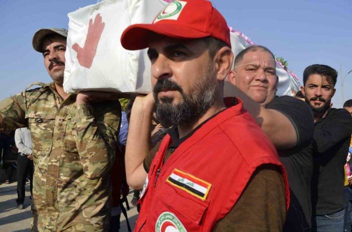 Musul’daki Yangın Faciasında Ölen 144 Kişi Defnedildi