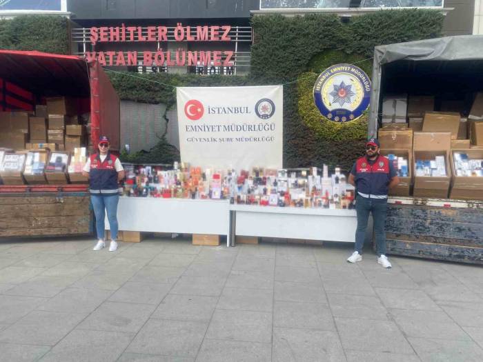 İstanbul’da 40 Milyon Liralık Sahte Parfüm Operasyonu