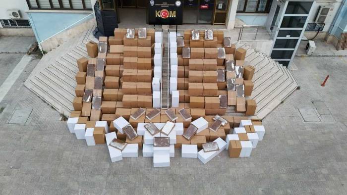 Denizli’de 4 Milyon 310 Bin Adet Sarma Sigara Ele Geçirildi