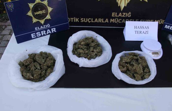 Elazığ’da Uyuşturucu Operasyonu: 3 Şüpheli Yakalandı