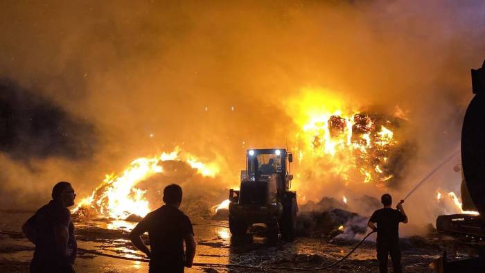 Gönen Osb’de Büyük Yangın Meydana Geldi