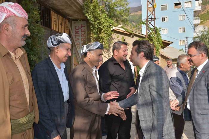 Vali Yardımcısı Karadağ Irak’ın Sıfır Noktasındaki Köylerde Yapılan Çalışmaları Yerinde İnceledi