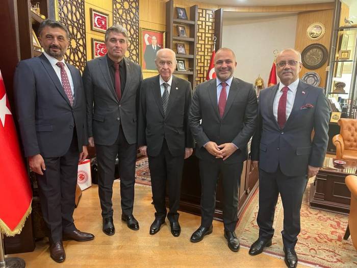 Mhp’li Belediye Başkanları, Bahçeli’yi Ziyaret Etti