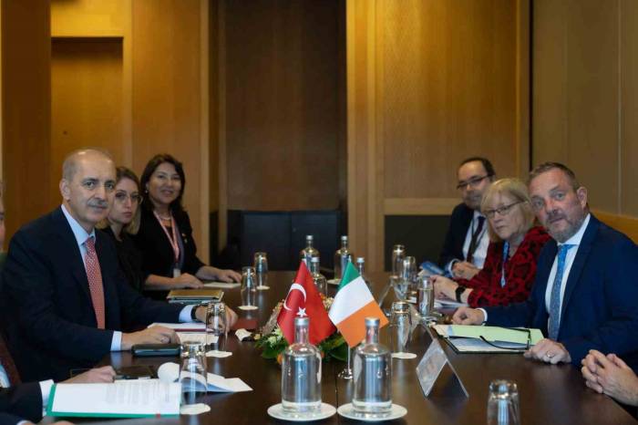 Tbmm Başkanı Kurtulmuş, İrlandalı Ve İsrailli Mevkidaşları İle Görüştü