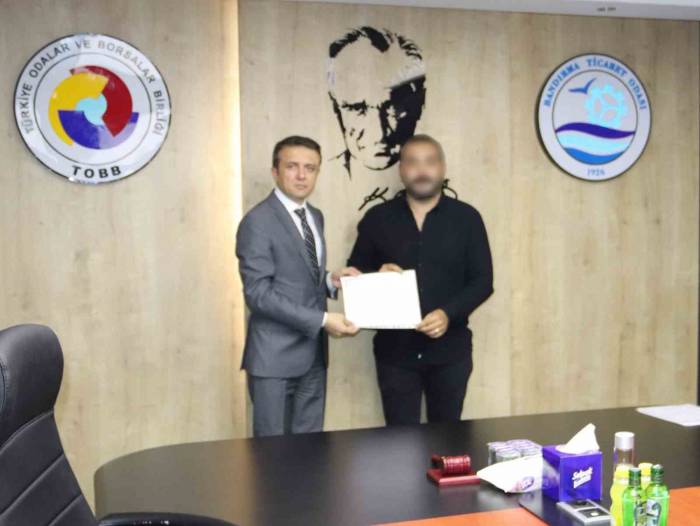 Bandırma’da Hükümlülere İş Makinesi Kullanma Yetki Belgeleri Verildi