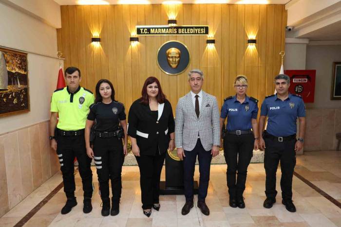 Başkan Oktay, İlçe Emniyet Müdürü Öztürk’ü Ağırladı