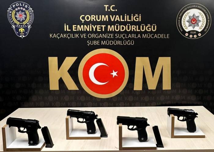 Çorum’da 4 Ayrı Operasyonda 8 Kişi Gözaltına Alındı