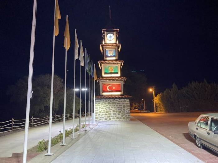 Türk Hakimiyeti Anıtı Aydınlatma Çalışmaları Tamamlandı