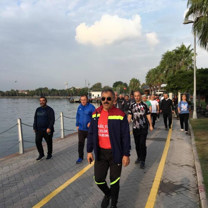 Temiz Hava Eşliğinde Spor Yaptılar