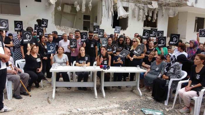 Alpargün Apartmanı’nda Hayatını Kaybeden 96 Kişinin Yakınları Müteahhidin En Ağır Cezayı Almasını İstedi