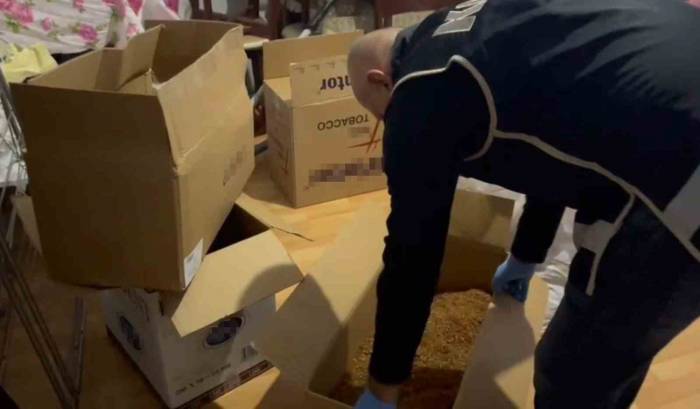 Samsun’da 39 Bin 200 Makaron Ele Geçirildi