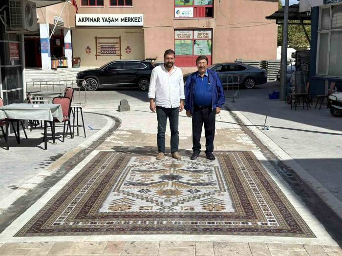 Yağcıbedir Halıları, Kültür Yolu Caddesine Döşeniyor