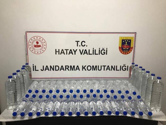 Hatay’da Kaçak İçki Operasyonu