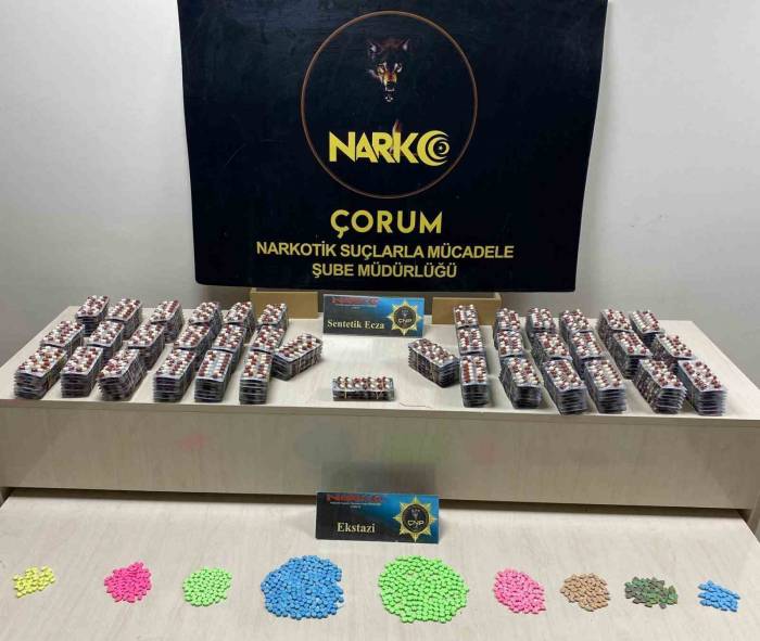 Çorum Polisinden Uyuşturucu Operasyonu