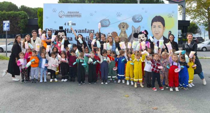 Anaokulu Öğrencilerine Hayvan Sevgisi Aşılandı