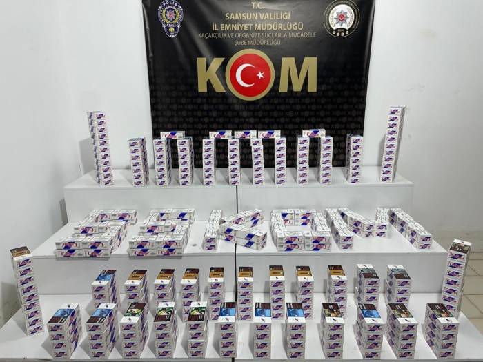 Samsun’da 60 Bin Adet Makaron Ele Geçti: 3 Gözaltı