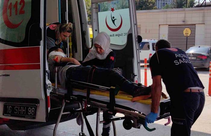 Bursa’da Üzerine Tomruk Düşen Şoför Ağır Yaralandı