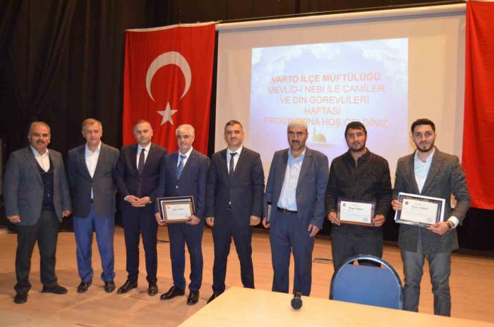 Varto’da “Mevlid-i Nebi İle Camiler Ve Din Görevlileri Haftası” Etkinliği