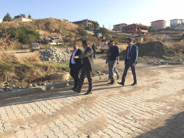 Başkan Doğan, Üst Yapı Çalışmalarını Yerinde İnceledi