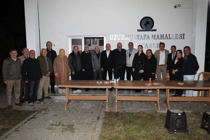 Başkan Özlü Mahalle Halkını Dinliyor