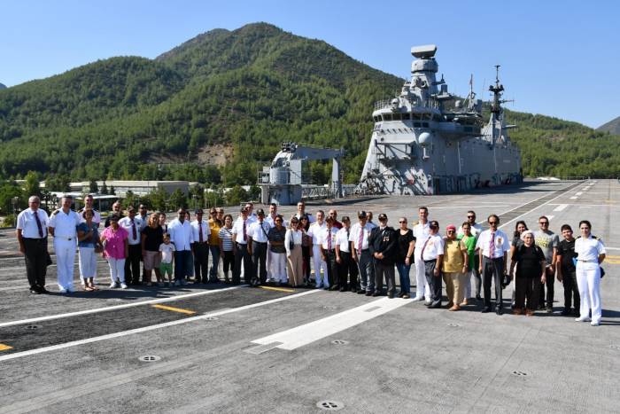 Marmarisli Muharip Gaziler Tcg Anadolu’yu Ziyaret Etti
