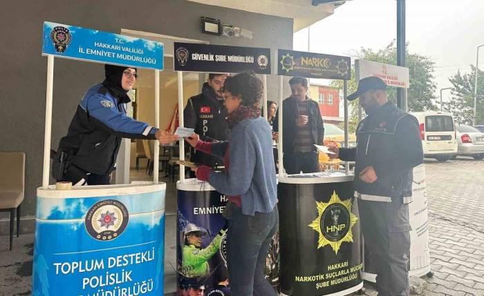 Hakkari Polisinden Öğrencilere Uyuşturucu Uyarısı