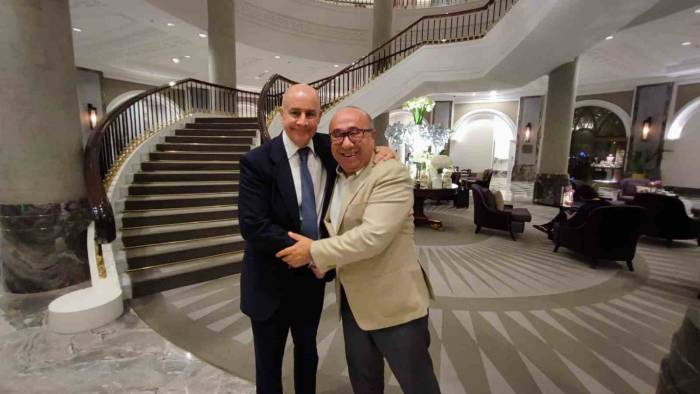 Türkiye Kayak Federasyonu Başkanı Ali Oto, Fıs Başkanı Eliach İle Görüştü