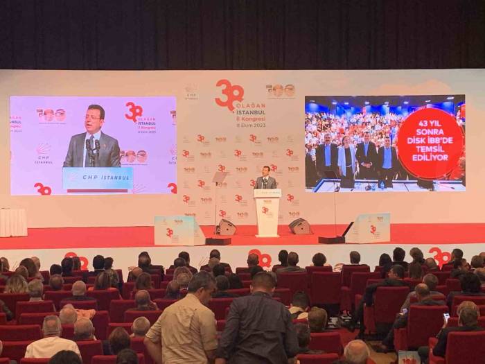 Chp İstanbul İl Kongresi’nde İmamoğlu’ndan "Yenilenme" Mesajı
