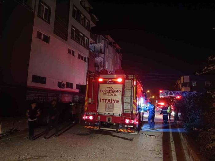 Ordu’da İş Yeri Yangını